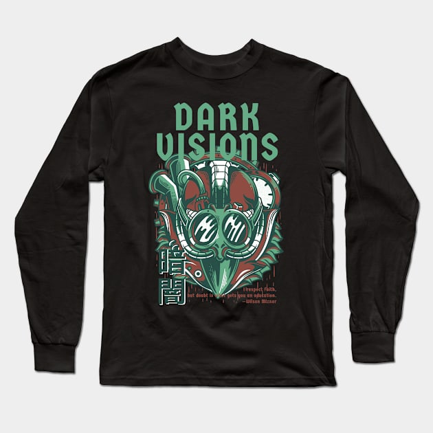 dark vision Long Sleeve T-Shirt by globalstar1983